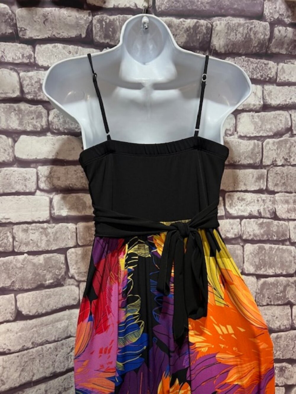 Xtraordinary Multicolored V-Neck Dress Size M - Picture 6 of 8
